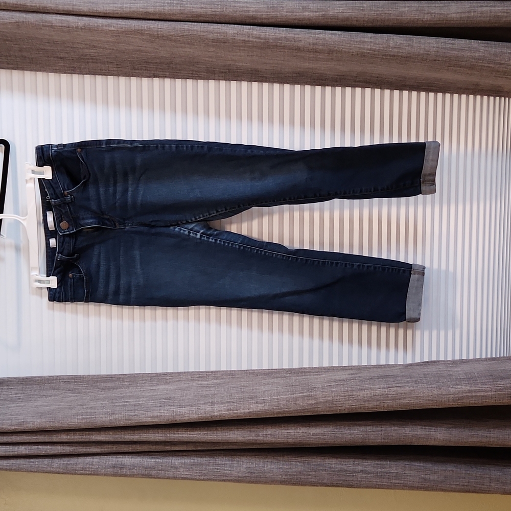 Cuffed Skinny Jeans